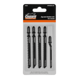 Набор пилок для электролобзика Gepard GP0634-01 по дереву 5 шт