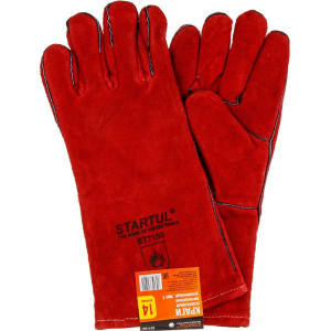 Краги Startul ST7150 спилковые пятипалые размер 14