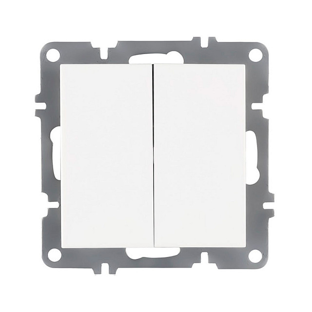 Выключатель Arvia Electric Karen 50 01 1000 202 2 клавиши белый