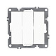 Выключатель Arvia Electric Karen 50 01 1000 254 3 клавиши белый