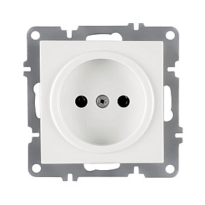 Розетка Arvia Electric Karen 50 01 1000 215 без заземления белая