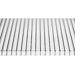 Поликарбонат сотовый Eco-sot 4.0*2100*6000 мм прозрачный плотность 0.42 кг/м.кв