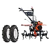 Культиватор Skiper SP-850S+колеса Brado 6.00-12 (комплект)