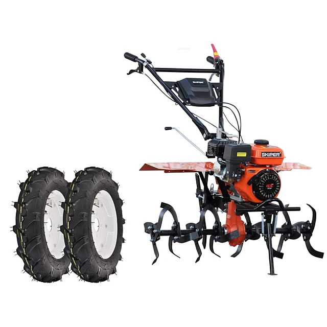 Культиватор Skiper SP-850S+колеса Brado 6.00-12 (комплект)