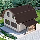 Лист кровельный Onduline Smart коричневый 1.95*0.95 м Лист кровельный Onduline Smart коричневый 1.95*0.95 м