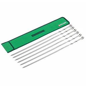 Шампуры с чехлом Palisad Camping 69577 60 см 6 шт