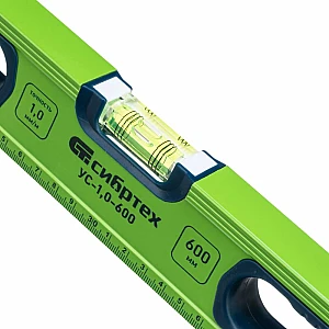 Уровень Сибртех 34101 УС-1.0-600 алюминиевый фрезерованный 600 мм