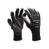 Перчатки трикотажные Wurth Black PU 0899402409 с полиуретановым покрытием размер 9