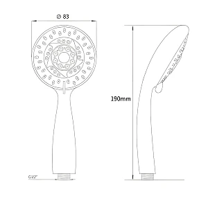 Лейка душевая AV Engineering AVSSS-021 3-х режимная