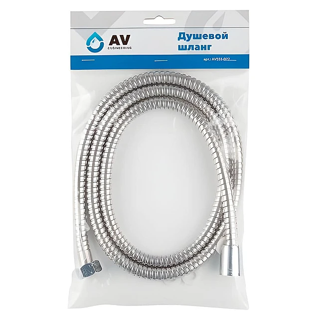 Шланг душевой AV Engineering AVSSS-027 SUS/PVC 1/2 Шланг душевой AV Engineering AVSSS-027 SUS/PVC 1/2
