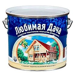 Защитно-декоративное покрытие Любимая дача орегон 2.7 л
