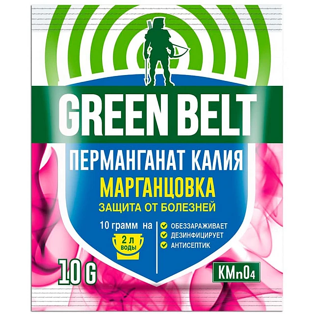 Перманганат калия Марганцовка Green Belt 10 г Перманганат калия Марганцовка Green Belt 10 г