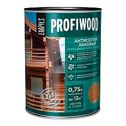 Антисептик Profiwood лаковый тонирующий тик 0.75 л