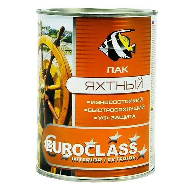 Лак Euroclass алкидно-уретановый яхтный 1.8 кг Лак Euroclass алкидно-уретановый яхтный 1.8 кг