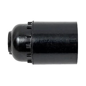 Патрон электрический IEK EPK10-04-01-K01 Е27 Пкб27-04-К01 карболит подвесной черный