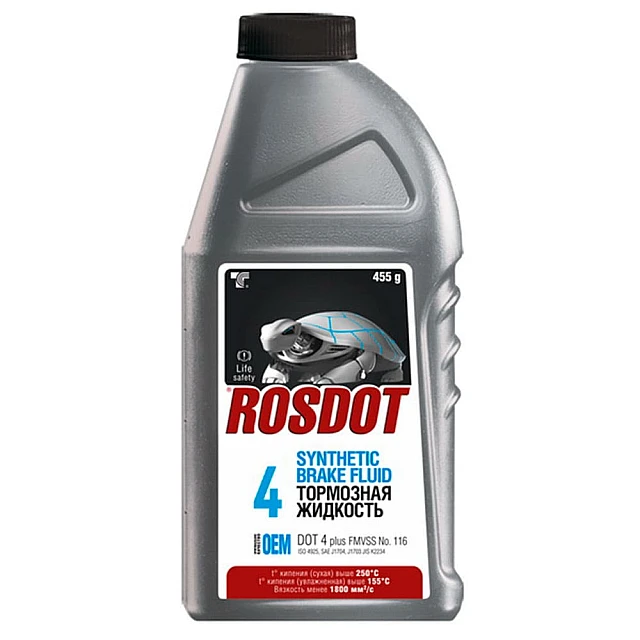 Тормозная жидкость Rosdot 4 430101Н02 455 г Тормозная жидкость Rosdot 4 430101Н02 455 г