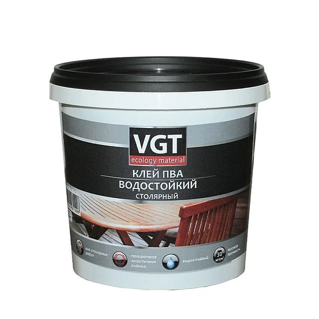 Клей VGT ПВА водостойкий 1 кг Клей VGT ПВА водостойкий 1 кг