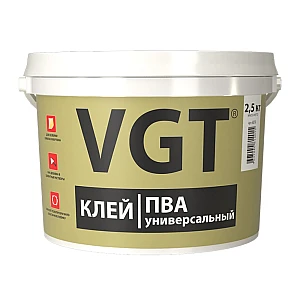 Клей VGT ПВА универсальный 2.5 кг