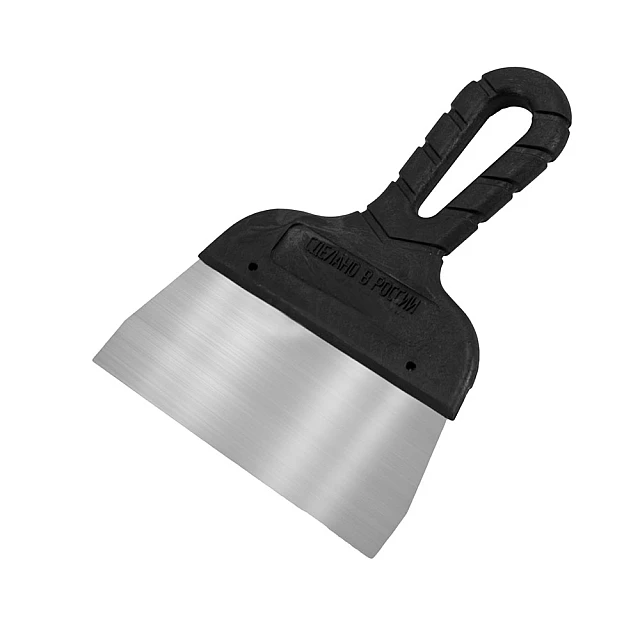 Шпатель Decor 311-0060 с черной ручкой нержавеющая сталь 60 мм Шпатель Decor 311-0060 с черной ручкой нержавеющая сталь 60 мм