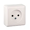 Розетка Schneider Electric Хит RA10-131I-B открытой установки белая