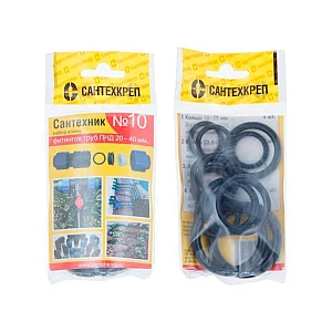 Набор прокладок СантехКреп Сантехник №10 УТZ00012610