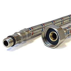 Гибкая подводка для смесителей VALFEX нержавеющая сталь М10*18-1/2