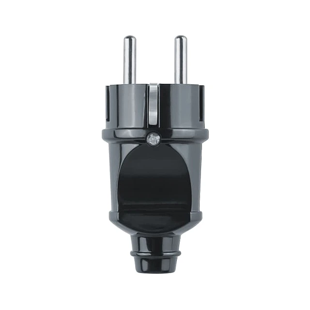 Вилка Navigator 61 360 NCA-PL02-16A-E-BL прямая черная Вилка Navigator 61 360 NCA-PL02-16A-E-BL прямая черная