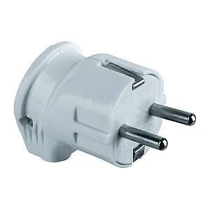 Вилка Navigator 61 362 NCA-PLO4-16A-E-WH угловая с заземлением белая