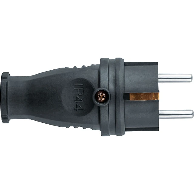 Вилка Navigator 61 368 NCA-PLR02-16A-E-IP44-BL прямая с заземлением черная Вилка Navigator 61 368 NCA-PLR02-16A-E-IP44-BL прямая с заземлением черная