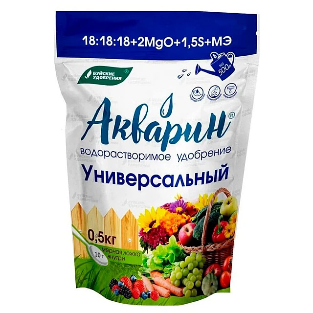 Удобрение Буйские удобрения Акварин Универсал 0.5 кг Удобрение Буйские удобрения Акварин Универсал 0.5 кг
