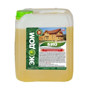Антисептический состав Экодом Био для защиты древесины 5 л
