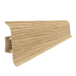 Плинтус напольный Sanrelia SanFlex 507 дуб светлый крашеный 2.5 м