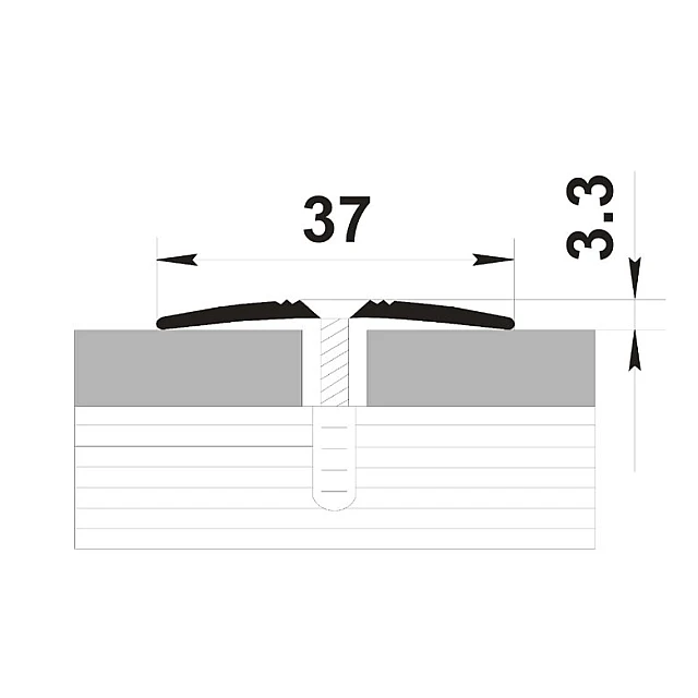 Порог Best Profile А5 173 дуб выбеленный 0.9 м Порог Best Profile А5 173 дуб выбеленный 0.9 м