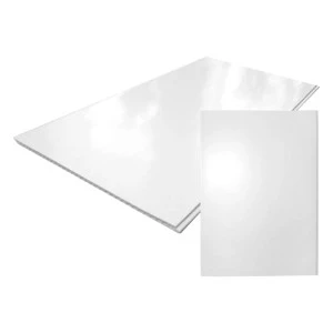 Панель ПВХ Sanrelia Альянс белый глянец 2.5*0.25*0.07 м