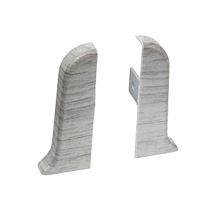 Заглушка Rico Leo с текстурой №102 ольха серая 2 шт