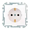 Розетка Bylectrica Стиль РС16-525 с заземлением белая
