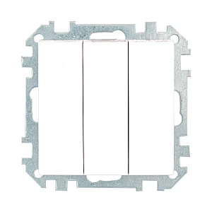 Выключатель Bylectrica Стиль С0510-529 3 клавиши белый