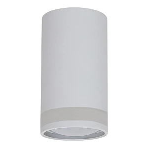 Светильник накладной TruEnergy Modern 21305 с матовым кольцом под лампу GU10 55*100 мм белый