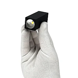 Светильник TruEnergy 27004 фасадный черный 25*25*83 мм