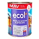Эмаль MAV Ecol ПФ-115 по металлу и древесине белая матовая 1 л