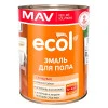Эмаль для пола MAV Ecol ПФ-266 светло-коричневая глянцевая 1 л