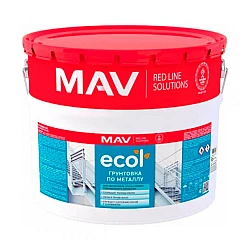 Грунтовка MAV Ecol ГФ-021 по металлу светло-серая 10 л