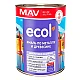 Эмаль MAV Ecol ПФ-115 по металлу и древесине серебристая глянцевая 1 л Эмаль MAV Ecol ПФ-115 по металлу и древесине серебристая глянцевая 1 л