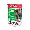 Краска MAV Brava Эко-Дом белая полуглянцевая 0.9 л