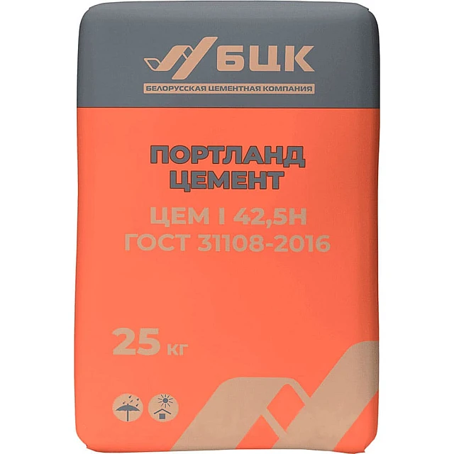 Цемент БЦК ПЦ 500-Д0 25 кг Цемент БЦК ПЦ 500-Д0 25 кг