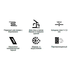 Гидроизоляционный состав Тайфун Мастер №42 5 кг