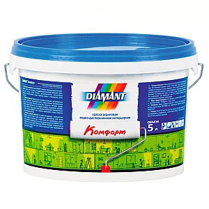 Краска Diamant Комфорт белая 5 л