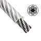 Трос стальной в ПВХ оплетке Starfix SMP-53714-200 М4 Трос стальной в ПВХ оплетке Starfix SMP-53714-200 М4