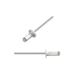 Заклепка вытяжная 4*10 мм Starfix SMZ1-75398-50 алюминий/сталь RAL 9003 насыщенно-белый 50 шт