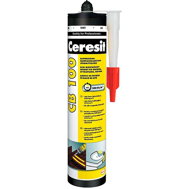 Клей Ceresit CВ 100 монтажный 310мл 400г